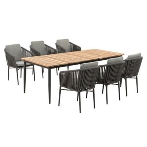Acamp Manhattan Gartenmöbel-Set L (6 Plätze) Tisch 220x100cm