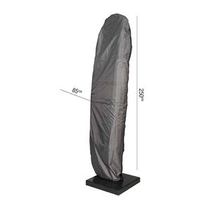 AeroCover Schutzhüllle für Ampelschirme Ø350cm/300x300cm mit gebogenem Standrohr Polyester