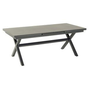 Hartman Trinity Ausziehtisch 200/260x100cm Aluminium/Glaskeramik