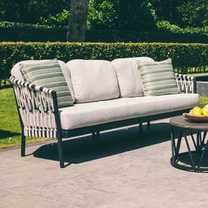 Apple Bee Menton Gartenloungesofa Aluminium/Rope/Bee Wett