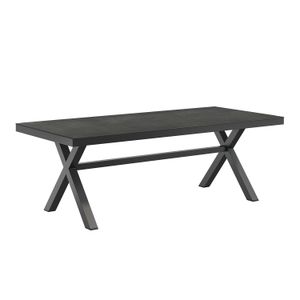 OUTLIV. Gartentisch Aluminium/HPL Schweizer Kante