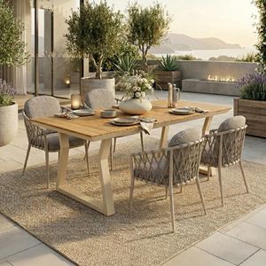 OUTLIV. Cairns Gartenmöbel-Set Tisch 200x90cm