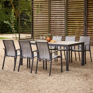 Siena Garden Velia Gartenmöbel-Set L (6 Plätze) Tisch 182x100cm
