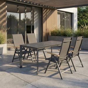 Kettler Sleek Gartenmöbel-Set M (4 Plätze) Tisch 160x95cm
