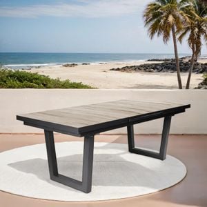 OUTLIV. Alice Ausziehtisch 200/260x100cm Aluminium/Keramik
