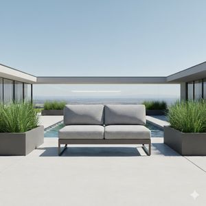 Kettler Ocean Skid Platform Gartenloungesofa Aluminium/Olefin