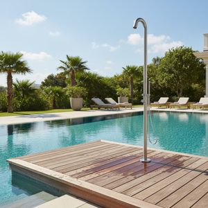 Ideal Sylt Gartendusche Warmwasser V2A