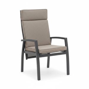 LC Garden Avena Gartensessel Sitztiefe verstellbar Aluminium mit Sitz- und Rückenkissen