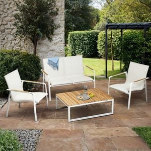 Kettler Diamond Loungeset Aluminium/Outdoorgewebe