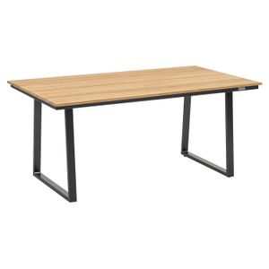 Kettler Skate Low Dining Gartentisch Aluminium/Teak