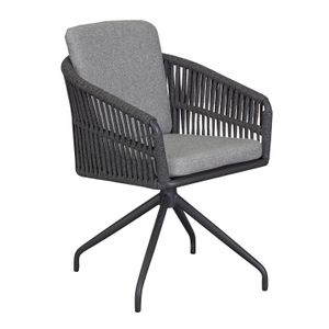 LC Garden Genua Gartensessel drehbar Aluminium mit Sitz- und Rückenkissen