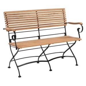 OUTLIV. Lindau Gartenbank Stahl/Teak