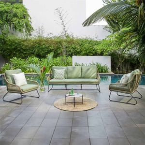 OUTLIV. Portofino Loungeset Stahl/Rope