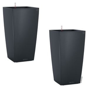Lechuza Cubico Pflanztopfset 2tlg 30x30x56cm Kunststoff.
