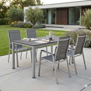 Kettler Cirrus Gartenmöbel-Set M (4 Plätze) Tisch 160x95cm