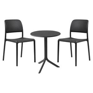 Nardi Bora Bistrot Gartenmöbel-Set 3-tlg. Kunststoff