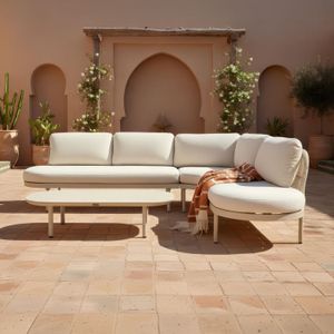 Hartman Bilboa Ecklounge inkl. Loungetisch Aluminium/Rope/Polyester
