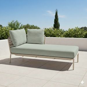 Stern Romy Chaiselongue Aluminium/Rope/Outdoorstoff