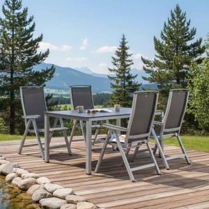 Kettler Forma II Gartenmöbel-Set M (4 Plätze) Tisch 160x95cm