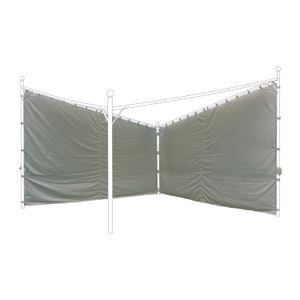 Siena Garden Berlino Seitenteile zu Gartenpergola Berlino 400x400cm