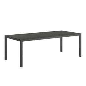OUTLIV. Gartentisch Aluminium/HPL Schweizer Kante