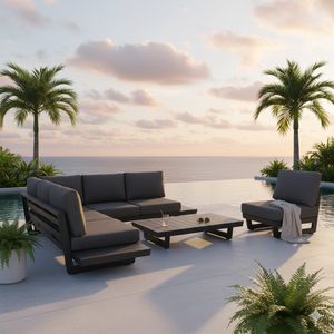 OUTLIV. Lana Ecklounge inkl. Loungetisch Aluminium/Olefin