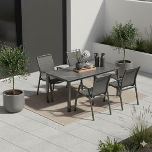 Kettler Forma II Gartenmöbel-Set M (4 Plätze) Tisch 160x90cm