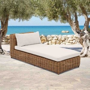 OUTLIV. Versailles Gartenliege Geflecht/Spunpolyester
