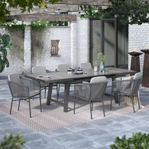 OUTLIV. Ohio Gartenmöbel-Set L (6 Plätze) Tisch 200/260x100cm
