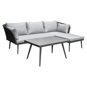 LC Garden Sunera Ecklounge Stahl/Rope