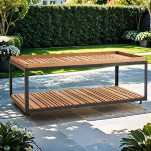 Cane-Line Level Loungetisch 120x60cm Aluminium/Teak