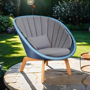 Cane-Line Peacock Loungesessel Teak/Geflecht