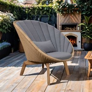 Cane-Line Peacock Loungesessel Teak/Geflecht