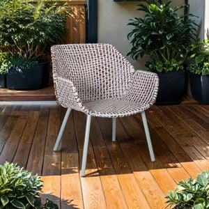 Cane-Line Vibe Loungesessel Stahl/Geflecht