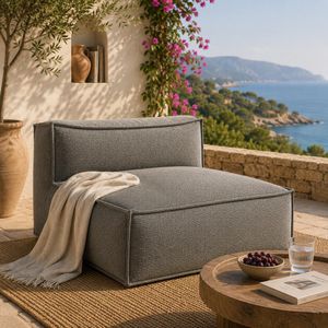 ROOLF Living Silky Loungesessel Polypropylen/Chenille