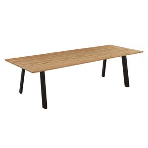 OUTLIV. Negara Gartentisch Edelstahl/Teak recycelt