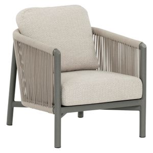 Apple Bee Bora Bora Gartensessel Low Dining Aluminium mit Sitz- und Rückenkissen