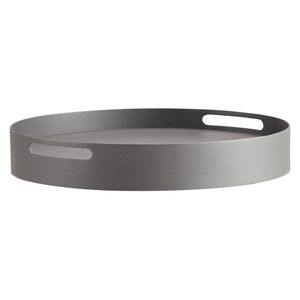 Solpuri Knuff Tablett für Loungehocker M Ø58x10cm Aluminium