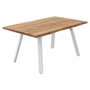 OUTLIV. Negara Gartentisch Edelstahl/Teak recycelt