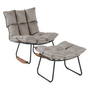 Schöner Wohnen Leska Schaukelsessel Aluminium/Sunbrella