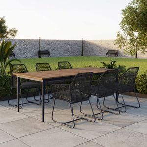 OUTLIV. Verona Gartenmöbel-Set 7-tlg. Tisch 220x100cm