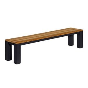OUTLIV. Atlanta Gartenbank Aluminium/Teak Recycelt