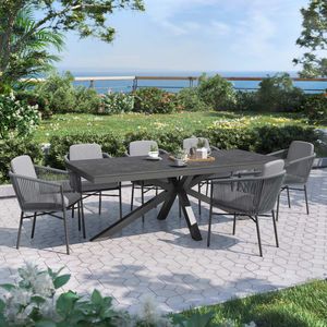 OUTLIV. Ohio Gartenmöbel-Set L (6 Plätze) Tisch 220x100cm