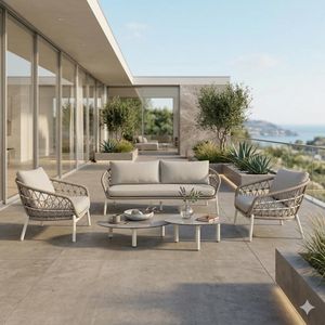 OUTLIV. Dakota Loungeset inkl. Loungetisch Aluminium/Rope/Olefin