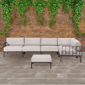 Gaber Enjoy Ecklounge Kunststoff/Mischgewebe