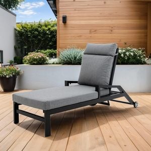 OUTLIV. Perth Gartenliege verstellbar Aluminium/Kunstfaser