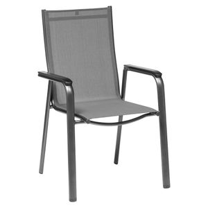 Kettler Cirrus Silver-Line Stapelsessel Aluminium/Outdoorgewebe