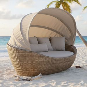 Domus Ventures Paradiso Sonneninsel Halbrundgeflecht/Olefin