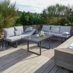 LC Garden Bondino Dininglounge Aluminium/Kunstfaser