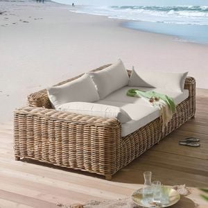OUTLIV. Versailles Gartenloungesofa Geflecht/Spunpolyester